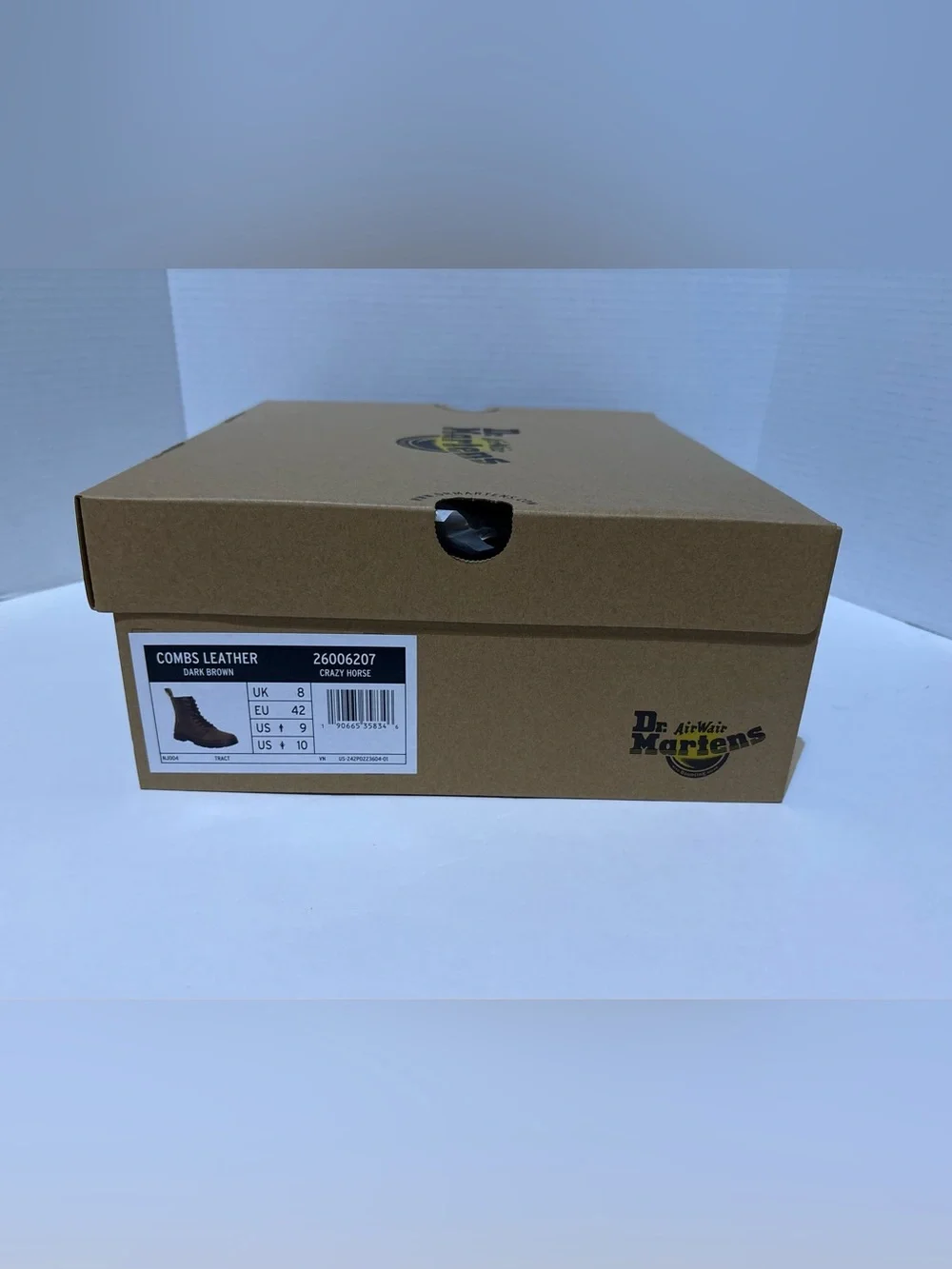 Dr. Martens shoe Box Dr Martens AirWair crazy horse 26006207 EMPTY BOX ONLY
